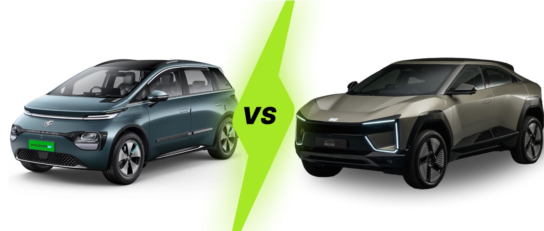 MG Windsor EV vs Mahindra BE 6: A Detailed Comparison